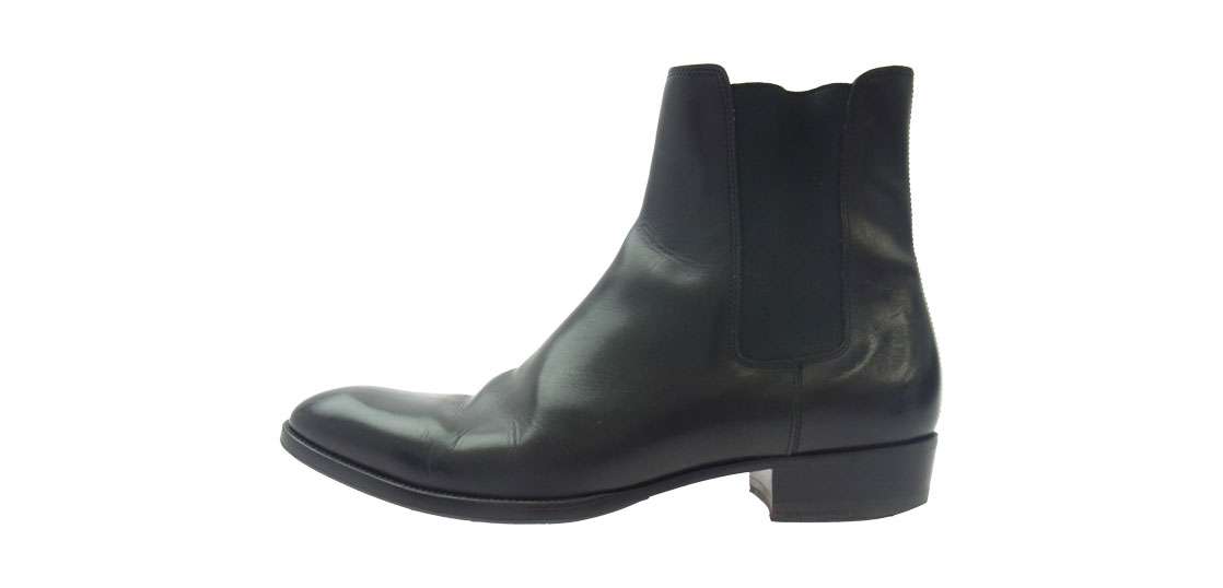 サンローラン 375680 サイドゴア レザー チェルシー ブーツ 買取実績