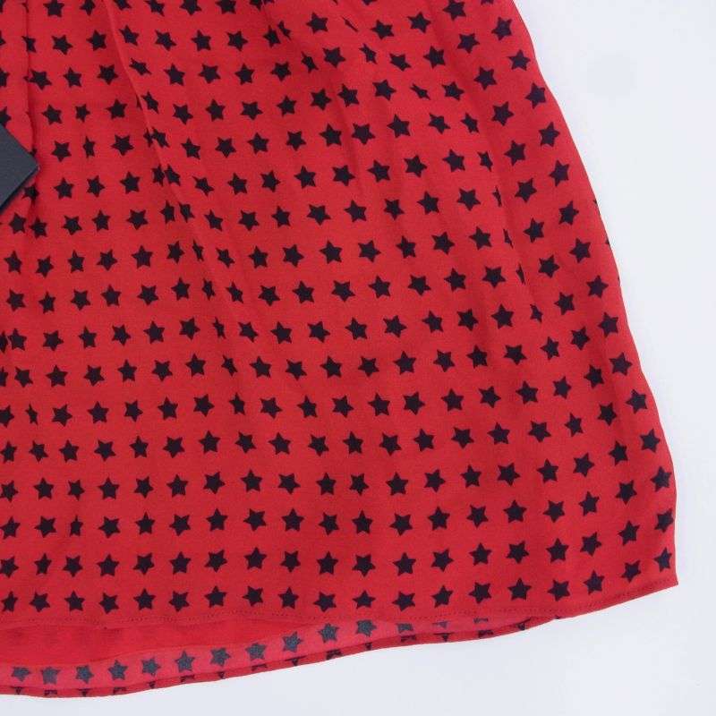 サンローラン 548301 Y752U 総柄 スター ノースリーブ ホルターネック ワンピース トップス 買取実績 画像