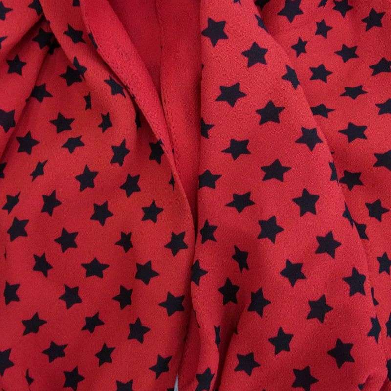 サンローラン 548301 Y752U 総柄 スター ノースリーブ ホルターネック ワンピース トップス 買取実績 画像