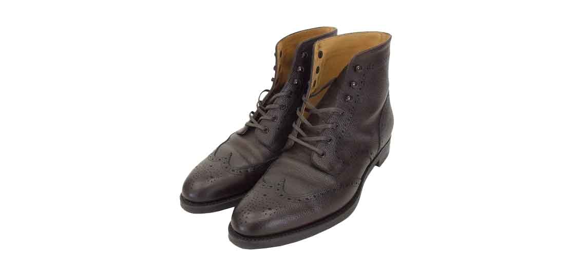 三陽山長 ウィングチップ ブーツ 買取実績