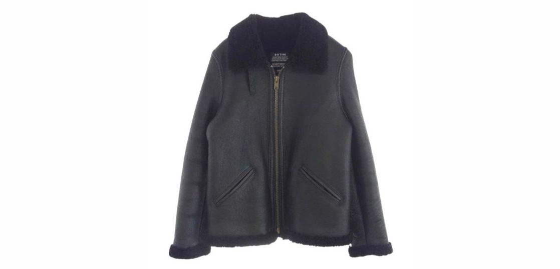 ショット ロンハーマン別注 USA製 B-6 ムートン ボア レザー フライト ジャケット 買取実績