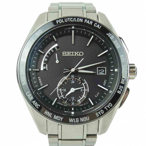 セイコー 8B54-0BC0 SAGA167 ブライツ ワールドタイム ソーラー 腕時計 買取実績