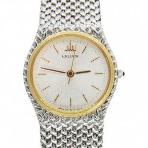 セイコー CREDOOR 18KT BEZEL 1271-0060 クォーツ 白文字盤 腕時計 買取実績