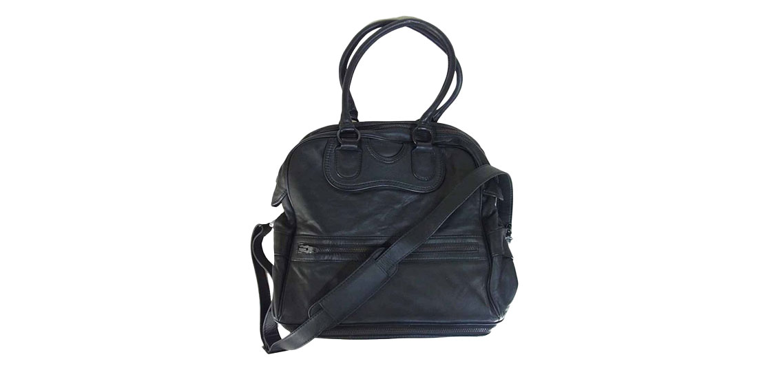 シシ 2WAY 2ウェイ レザー ボストンバッグ トートバッグ