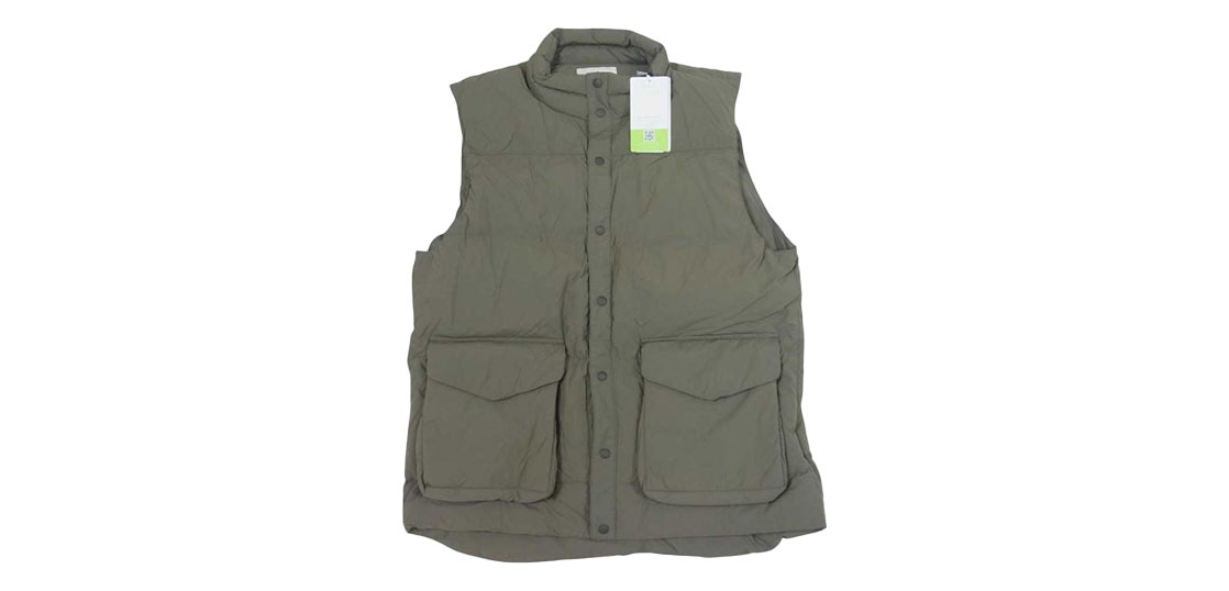 スノーピーク recycled nylon ripstop down vest 買取実績