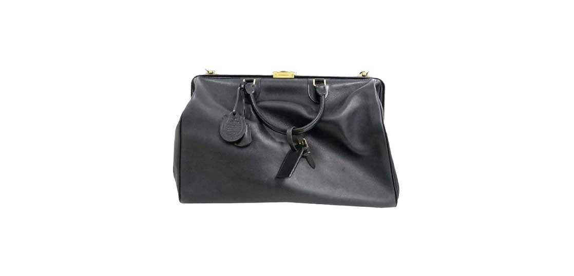 ソメスサドル レザー ダレス ボストンバッグ ブラック系 買取実績