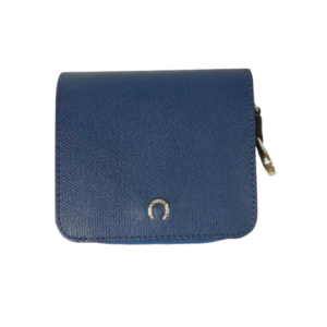 ソメスサドル ピルエット 牛革 二つ折り レザー ウォレット ネイビー系買取実績