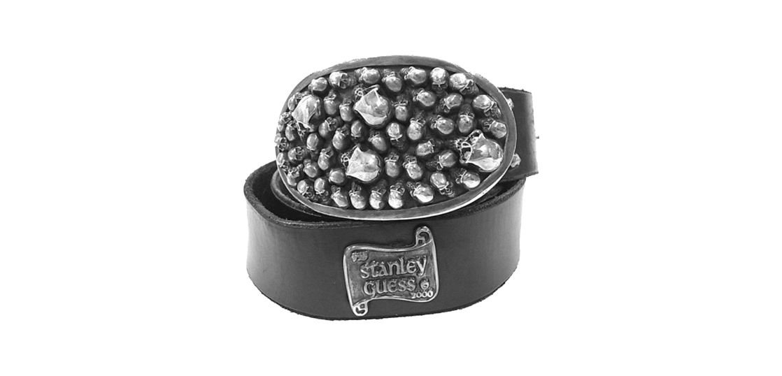 スタンリーゲス マルチスカル オーバル ダイヤ入り バックル レザーベルト 買取実績