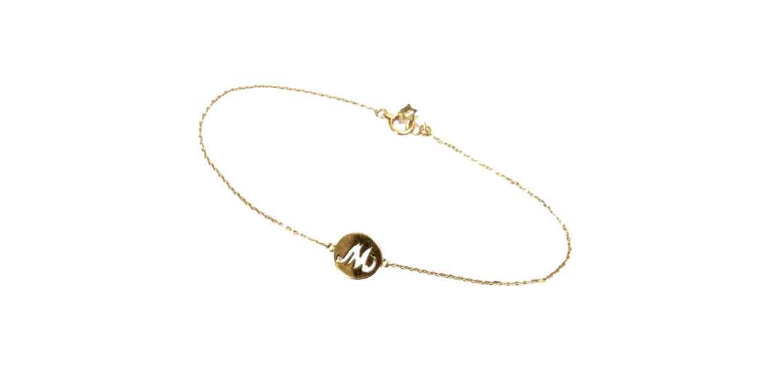 スタージュエリー K18 イニシャル M チェーン ブレスレット 買取実績