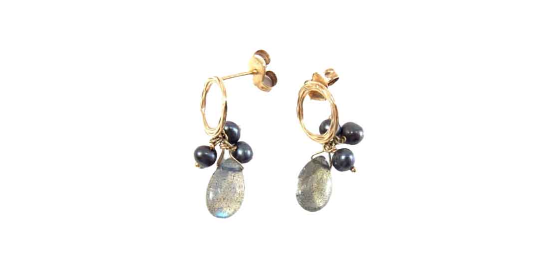 スタージュエリー ラブラドライト パール ピアス 買取実績