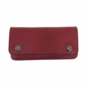 ストップライト BOOTS LEATHER アイアンクロスボタン レザー ロング ウォレット レッド 買取実績