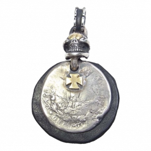 ストップライト 金目スカル コイン クロス レザー ペンダントトップ 買取実績