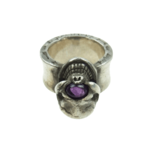 ストップライト スカル リング パープルアイ シルバー 買取実績