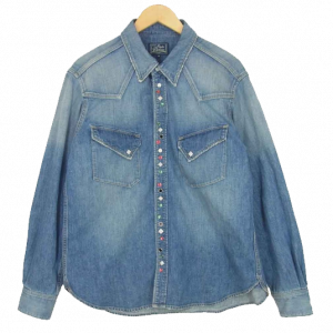ステュディオダルチザン エイジング加工 スタッズ デニムシャツ 買取実績