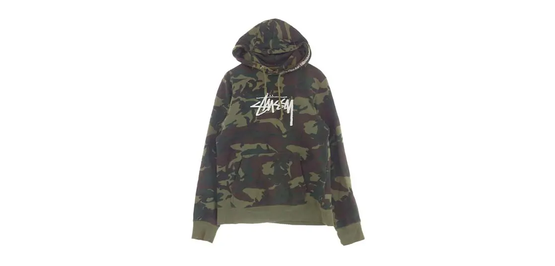 ステューシー 90s オールド デジタルカモ デジカモ柄 ジップアップ