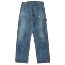 シュガーケーン SC42549 11oz. BLUE DENIM WORK PANTS AGED MODEL 画像