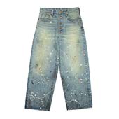 SUGARHILL シュガーヒル P.A.A パレットアートアライブ別注 22PAPT01 OILED AND PAINTED DENIM PANTS オイルド デニムパンツ 画像