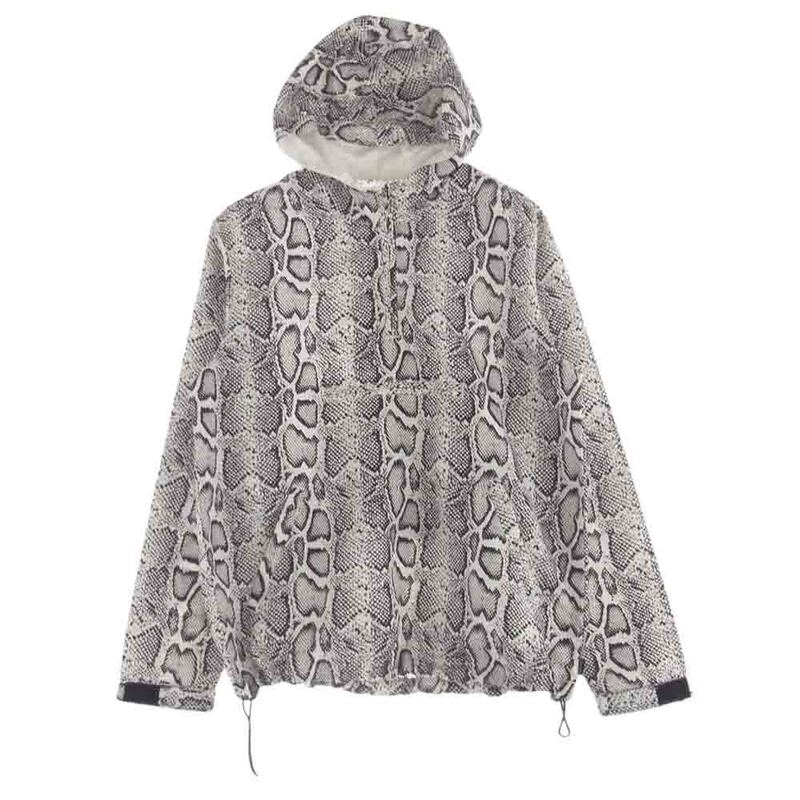 シュプリーム 12SS python anorak クラシックロゴ パイソン ナイロン アノラック ハーフジップ パーカー 買取実績 画像