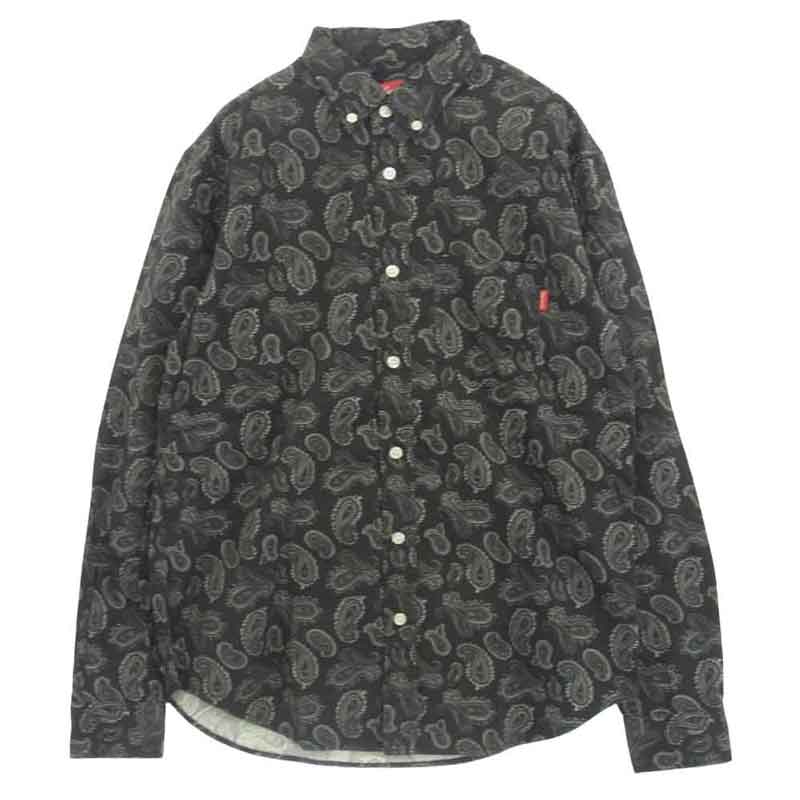 シュプリーム 13AW Paisley Shirt ペイズリー長袖 ボタンダウン シャツ 買取実績 画像