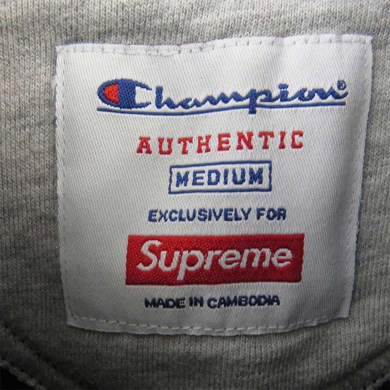 シュプリーム × Champion 18AW 3D Metallic Crewneck 買取実績 画像