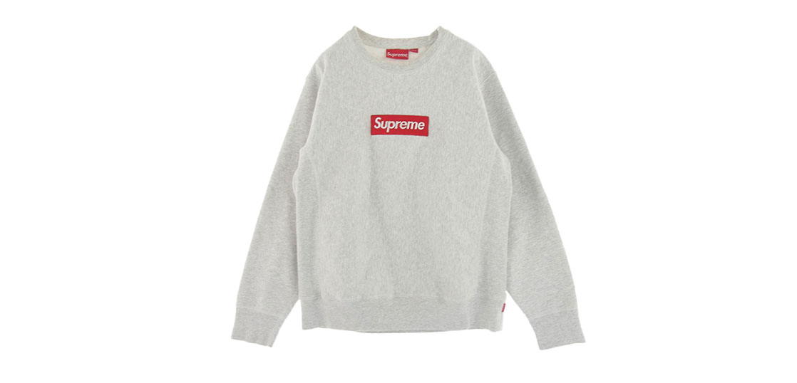 シュプリーム 18AW  ボックスロゴ プルオーバー クルーネック スウェット 買取実績