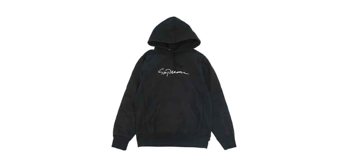 シュプリーム 18AW Classic Script Hooded Sweatshirt 買取実績