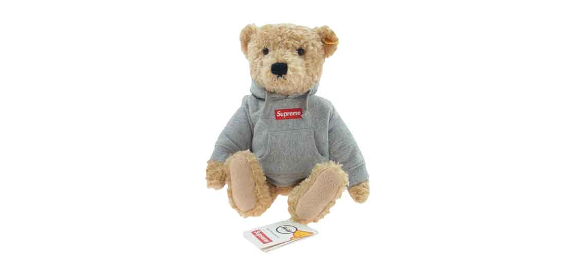 Supreme 18AW Steiff Bear シュプリーム シュタイフ ベア テディベア 熊 Box Logo ボックス ロゴ 熊 Heather Grey ヘザー グレー SUPREME シュプリーム 18AW×Steiff Bear シュタイフ ボックスロゴ