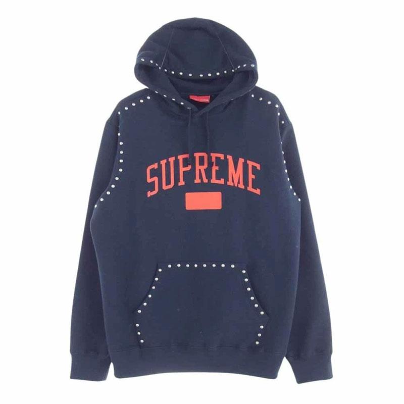 シュプリーム 18aw Studded Hooded Sweatshirt スウェット パーカー 買取実績 画像