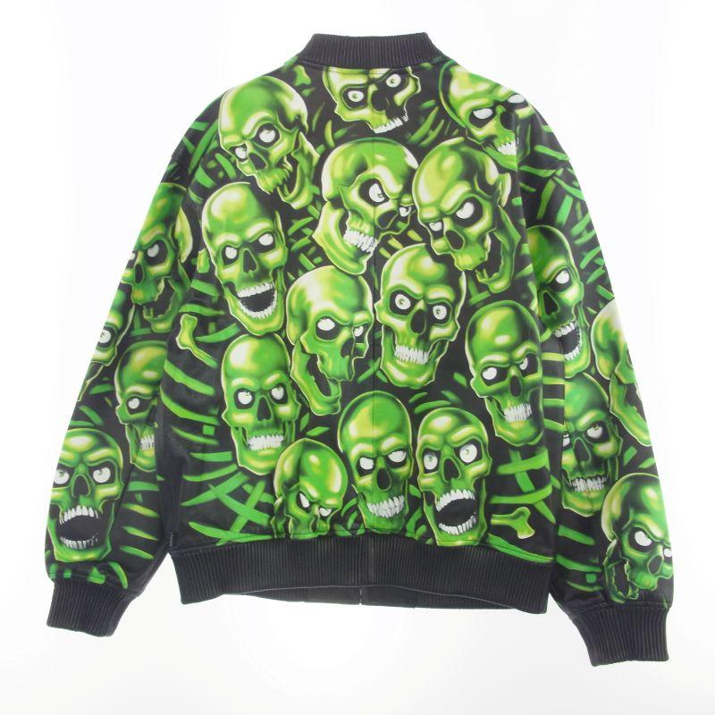 シュプリーム 18SS Skull Pile Leather Bomber Jacket スカル パイル レザー ボンバー ジャケット 買取実績 画像