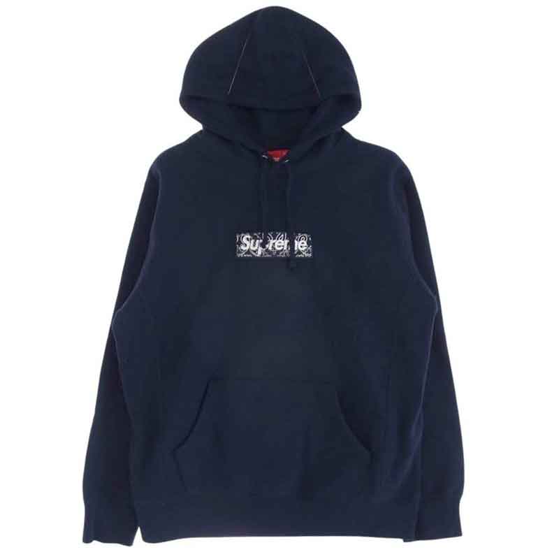 シュプリーム 19AW Bandana Box Logo Hooded Sweatshirt バンダナ ボックス ロゴ プルオーバー パーカー 買取実績 画像