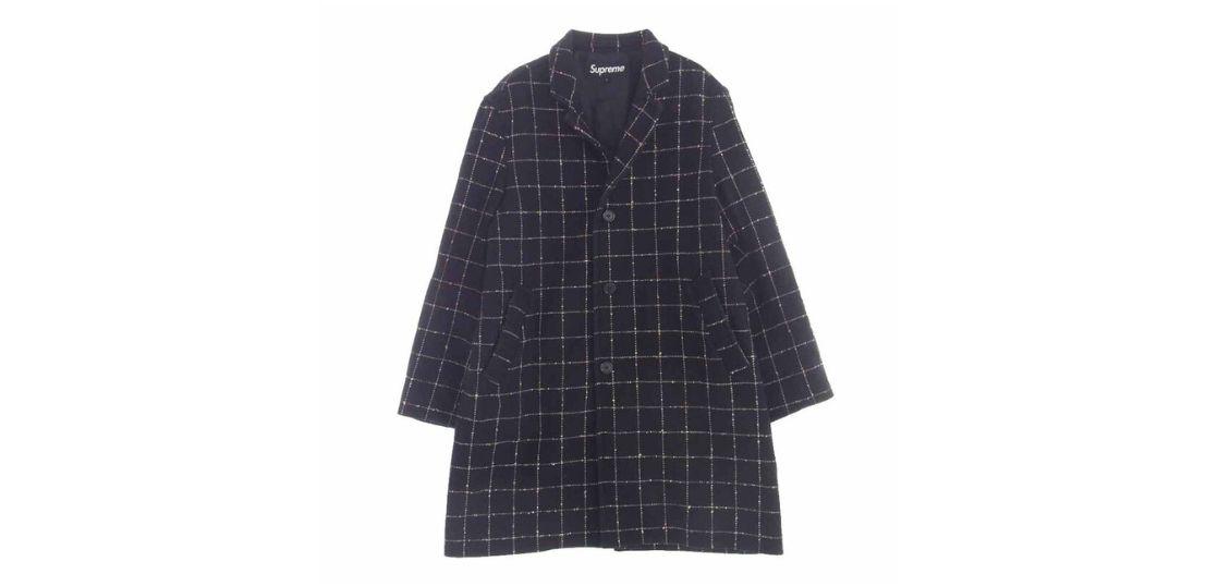 シュプリーム 19AW ウール ウィンドペイン オーバー コート 買取実績