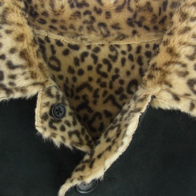 シュプリーム 19SS Reversible Faux Suede Leopard Coat リバーシブル レオパード ボア コート 買取実績 画像