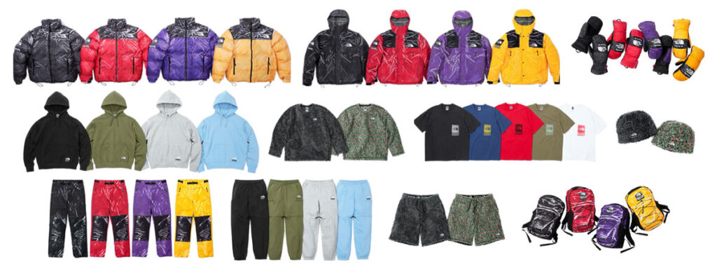 Supreme 2023SS Week4 THE NORTH FACE コラボアイテム 画像