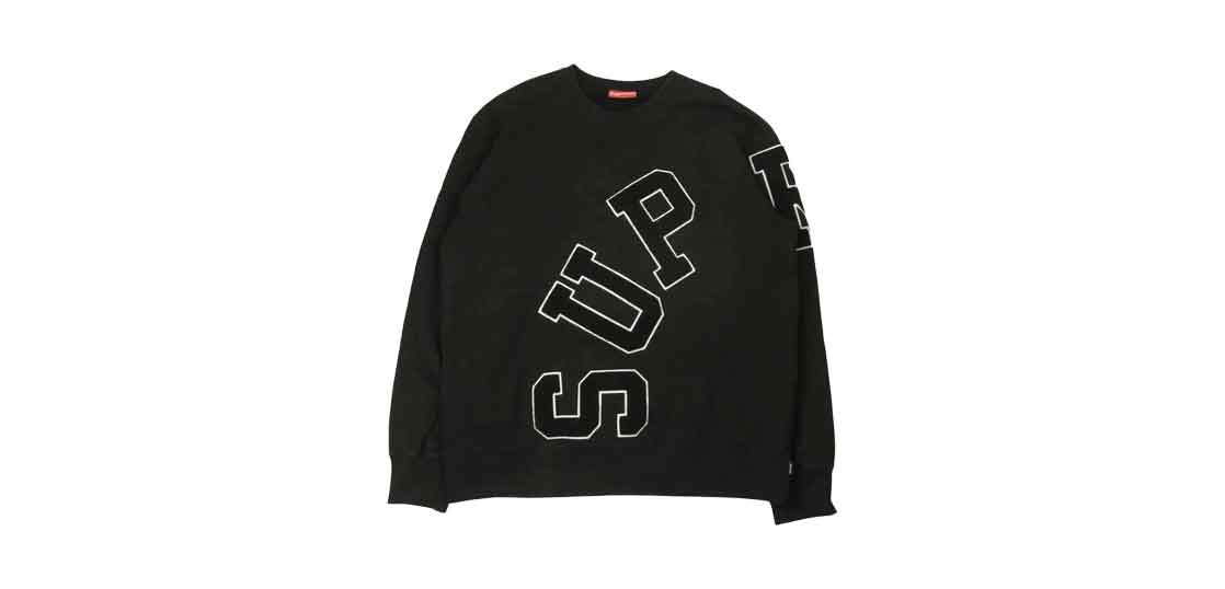 シュプリーム  20AW Big Arc Crewneck ブラック系 買取実績
