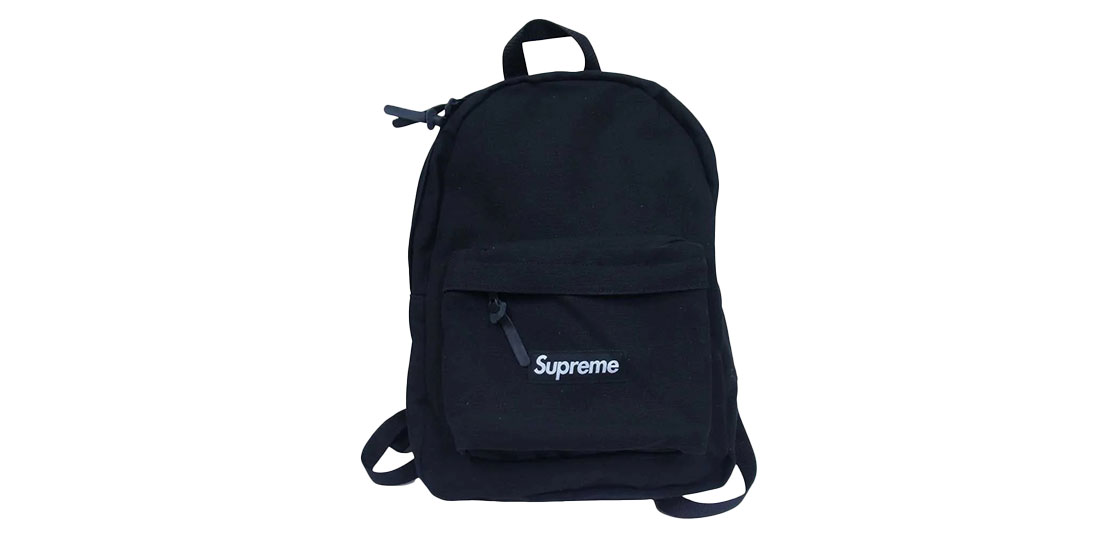 シュプリーム 20AW CANVAS BACK PACK ブラック系 買取実績