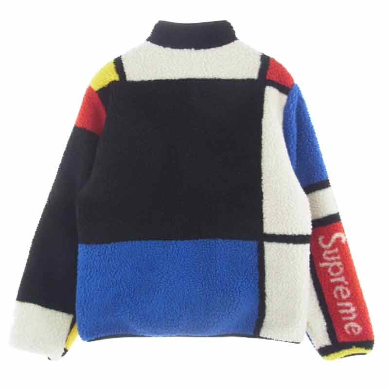 シュプリーム 20AW Reversible Colorblocked Fleece jacket リバーシブル フリース ボア ジャケット 買取実績 画像