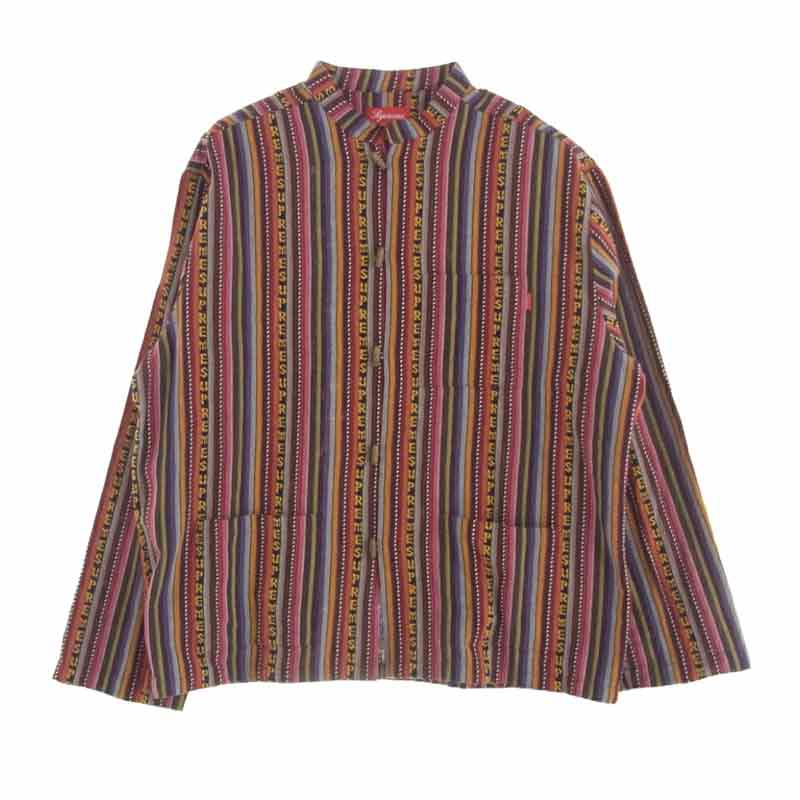 シュプリーム 20SS Woven Toggle Shirt ウーブン トグル ボタン シャツ 長袖 買取実績 画像