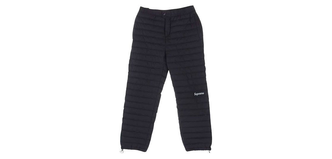 シュプリーム 21AW Micro Down Pant ブラック系 買取実績