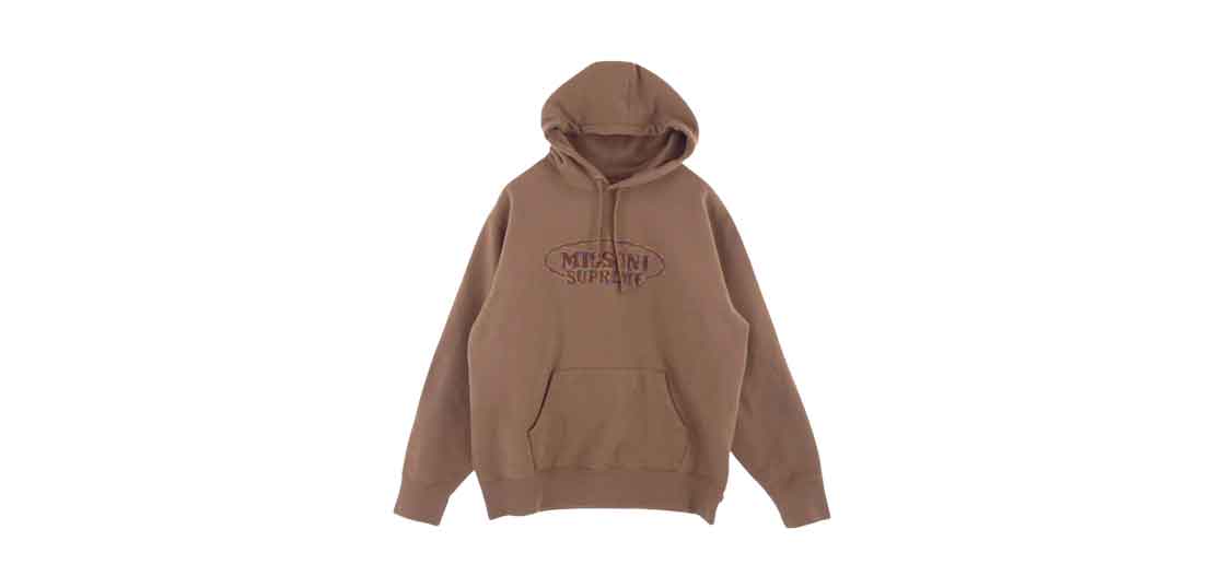 シュプリーム × MISSONI 21AW Hooded Sweatshirt ブラウン 買取実績