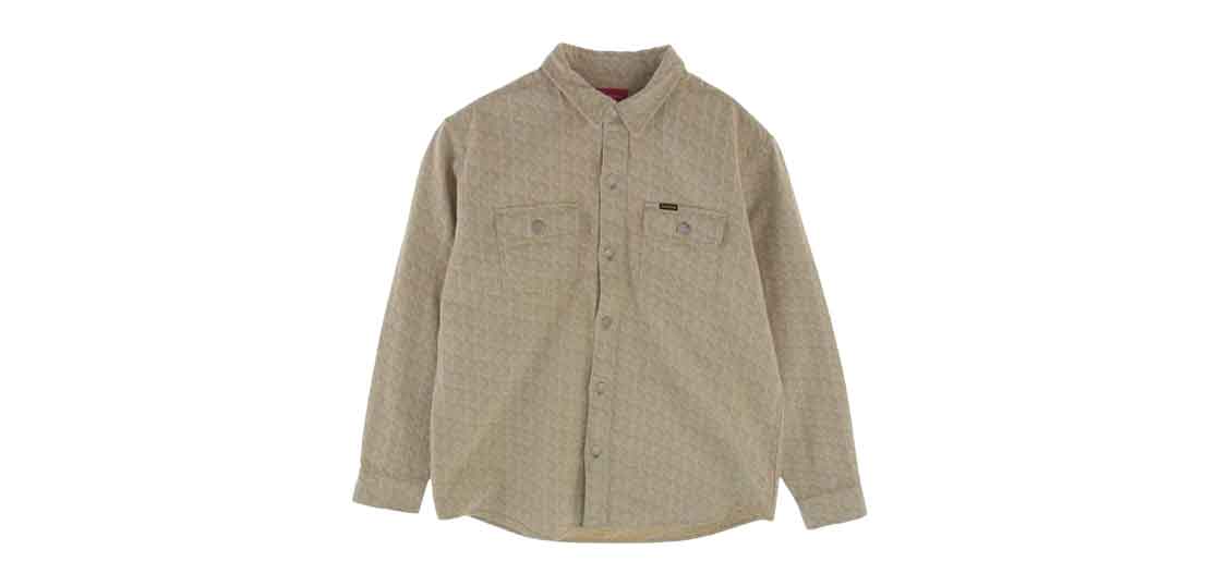 シュプリーム 21AW monogram denim shirt ベージュ 買取実績