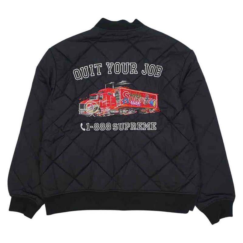 シュプリーム 21AW Quit Your Job Quilted Work Jacket キルト ジャケット 買取実績 画像