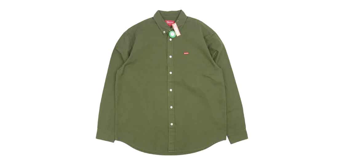シュプリーム 21AW Small Box Twill Shirts Khaki 買取実績