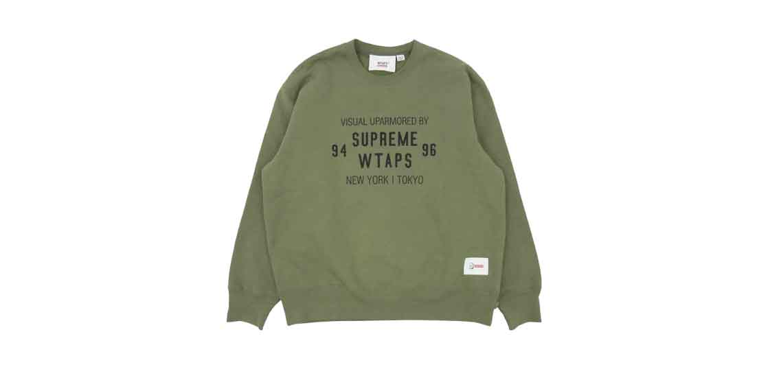 シュプリーム × WTAPS 21AW Crewneck  買取実績