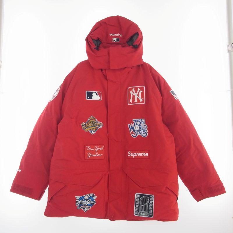 シュプリーム 21AW New York Yankees GORE TEX 700-Fill Down Jacket ニューヨーク ヤンキース ゴアテックス 700-フィル ダウン ジャケット 買取実績 画像