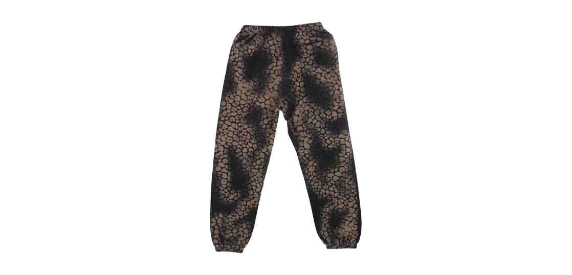 シュプリーム 21SS Bleached Leopard Sweat Pantsブラウン系 ブラック系 買取実績