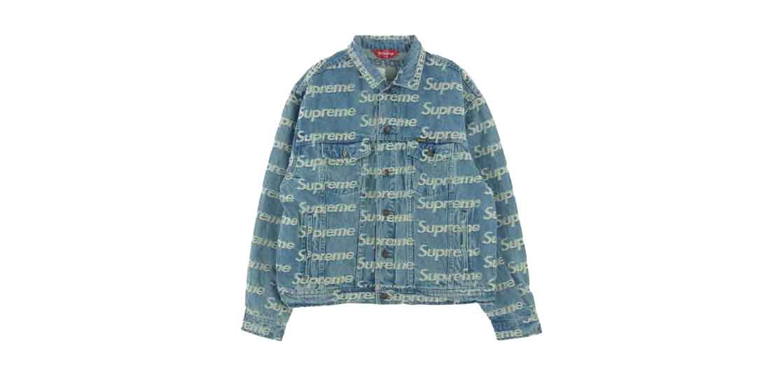 シュプリーム 21SS Frayed Logos Denim Trucker Jacket インディゴブルー 買取実績