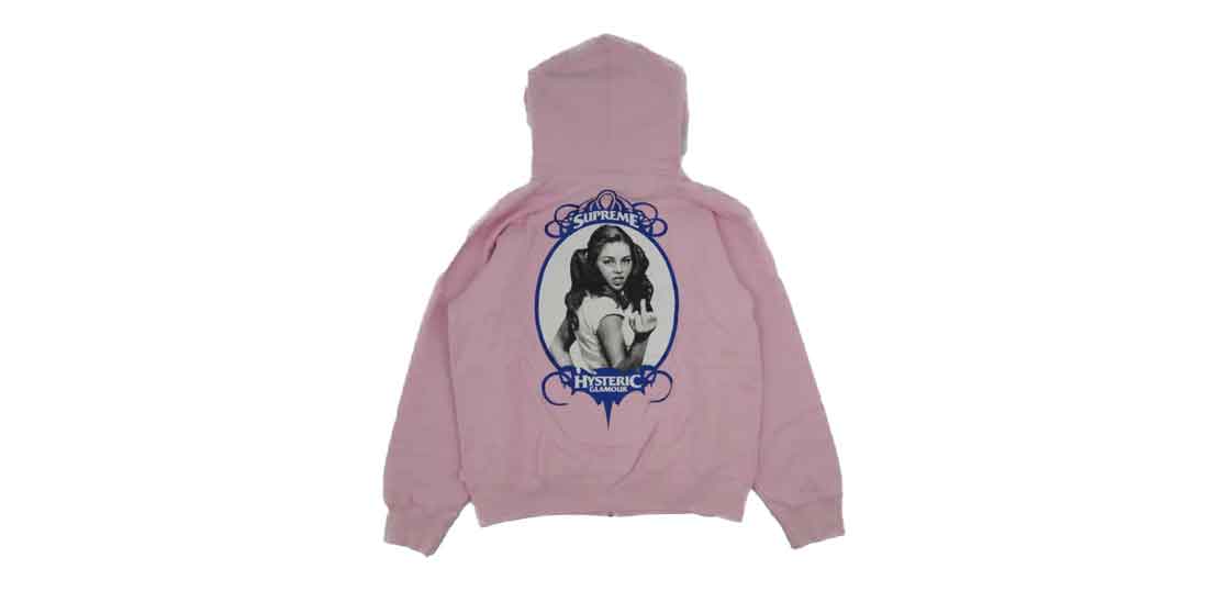 シュプリーム 21ss × Hysteric Glamour Zip Up Hooded Sweatshirt 買取実績