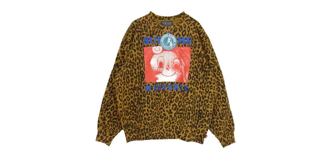 シュプリーム 21SS × HYSTERIC GLAMOUR ヒステリックグラマー Crewneck