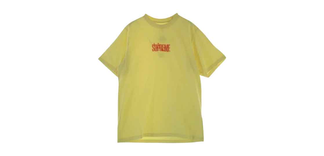 シュプリーム 21SS Splatter S/S Top イエロー 買取実績