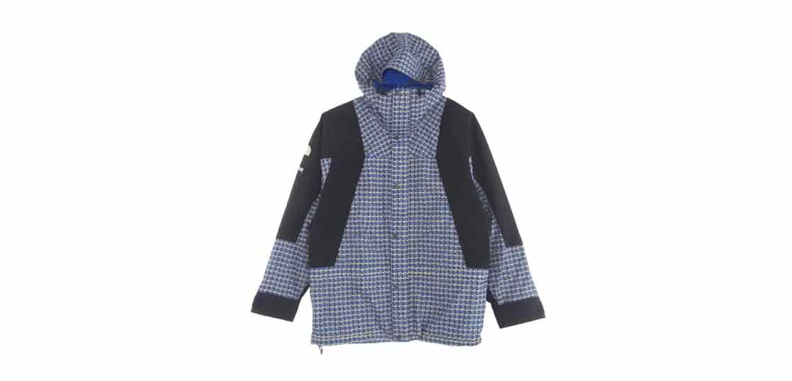 シュプリーム × ノースフェイス 21SS NP12103I Studded Mountain Light Jacket  買取実績